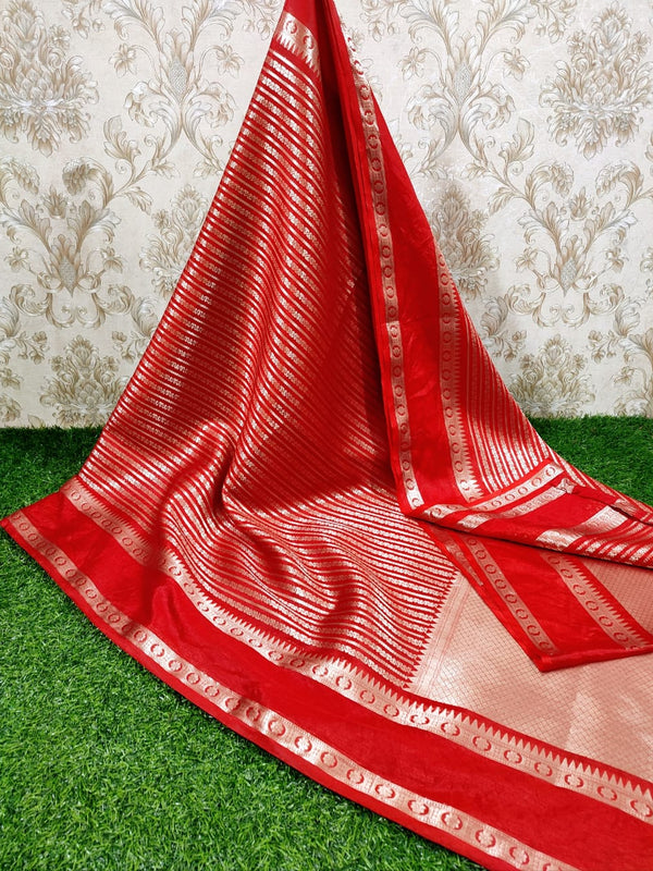 Classical Banarasi Soft Katan Georgette Saree | Soft & Versatile