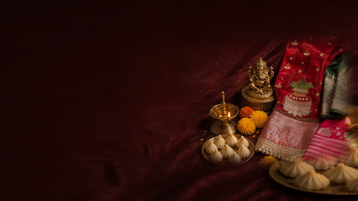 Ganesh Chaturthi sarees – Shubh Aarambh Edit