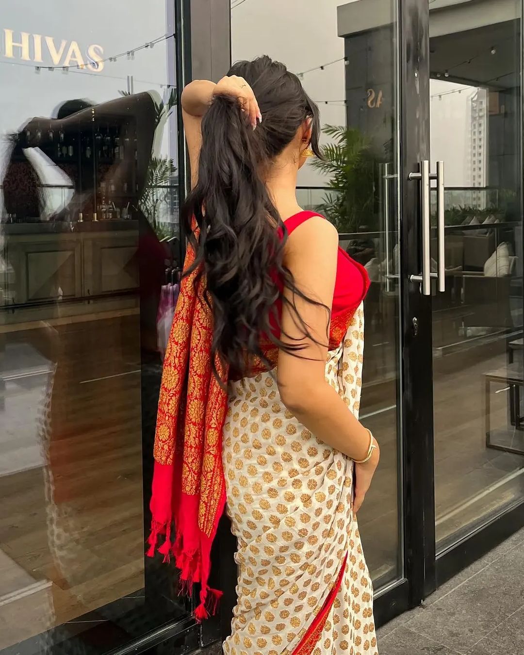 Authentic Banarasi Khaddi Minzari Georgette Saree | Elegant Saree For Special Occasions