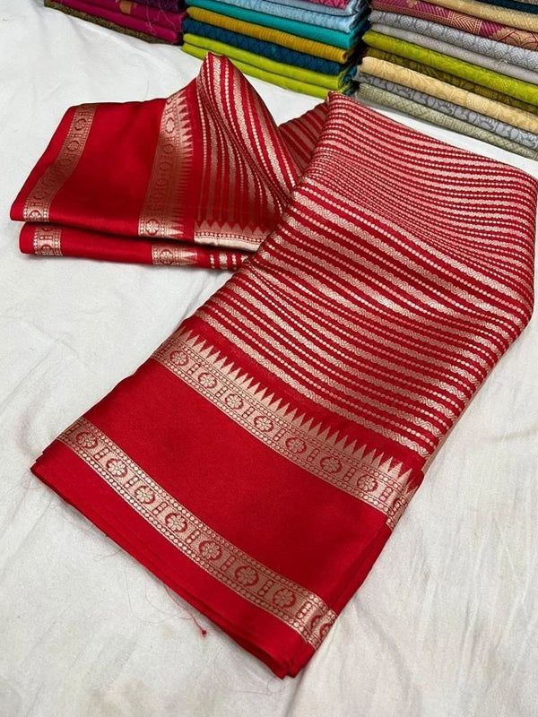 Classical Banarasi Soft Katan Georgette Saree | Soft & Versatile