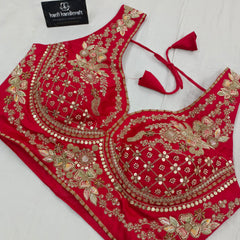 Shweta Tiwari Inspired Designer Georgette Saree With Embroidered Blouse Free Size