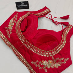 Shweta Tiwari Inspired Designer Georgette Saree With Embroidered Blouse Free Size