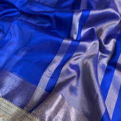 Maharani Tissue Silk Saree – Royal Blue