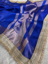 Maharani Tissue Silk Saree – Royal Blue