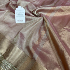 Maharani Tissue Silk Saree – Baby Pink