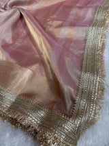 Maharani Tissue Silk Saree – Baby Pink
