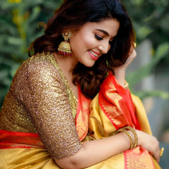 Captivating Banarasi Woven Tanchoi Mix Soft Silk Saree