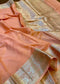 Elegant Banarasi Woven Soft Silk Saree with Water Zari Border Pallu and Blouse